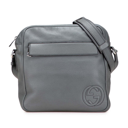 Gucci Medium Pebbled Calfskin Soho Messenger Bag