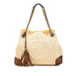 Gucci Medium Raffia Soho Chain Tote