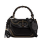 Gucci Medium Studded New Bamboo Tassel Satchel (SHG-QZ6Rq6)