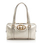 Gucci Metallic Leather Britt Small Boston Bag (SHF-YWrQAR)