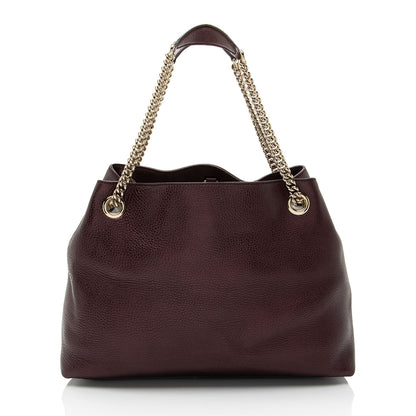 Gucci Metallic Leather Soho Medium Shoulder Bag