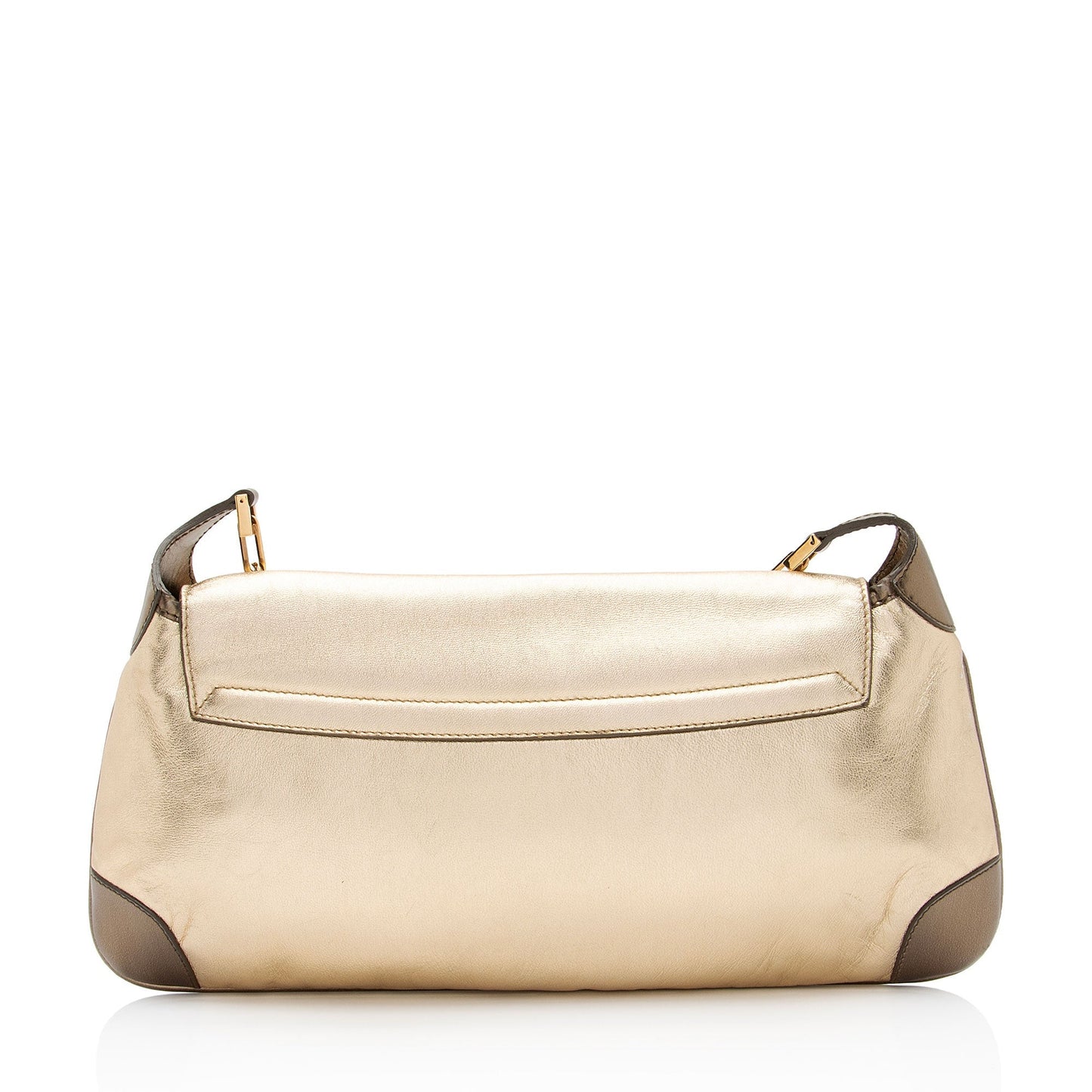 Gucci Metallic Leather Tiger Charm Shoulder Bag (SHF-ltMIAv)