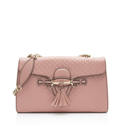 Gucci Microguccissima Leather Emily Medium Shoulder Bag