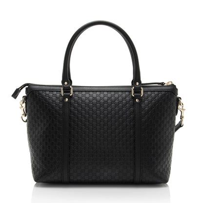 Gucci Microguccissima Leather Joy Small Zip Tote (SHF-TjfjYX)
