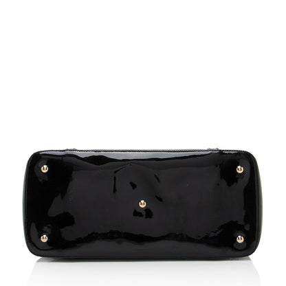 Gucci Microguccissima Patent Leather Nice Satchel (SHF-pCYqKU)
