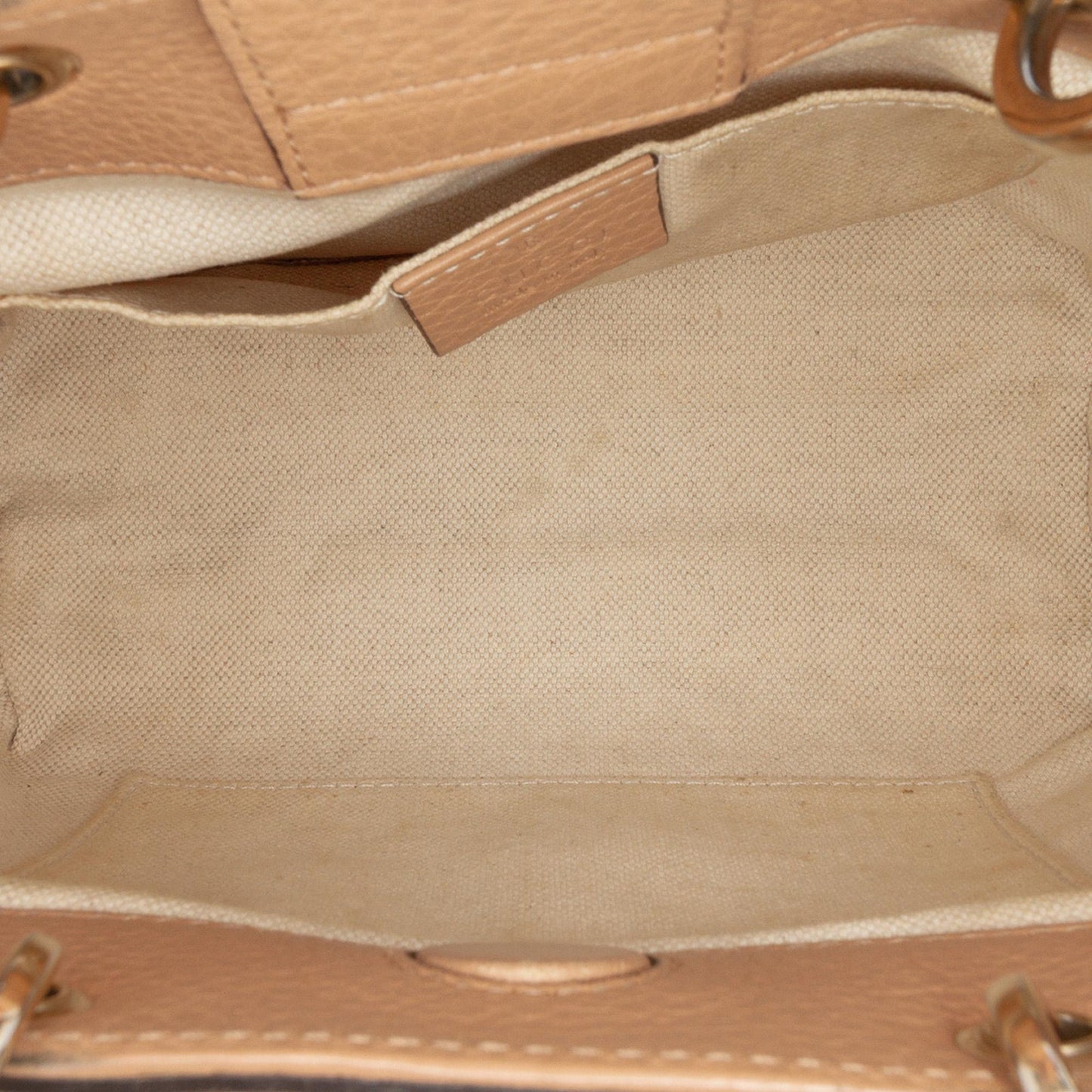 Gucci Mini Calfskin Bamboo Shopper Satchel