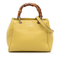 Gucci Mini Calfskin Bamboo Shopper Satchel