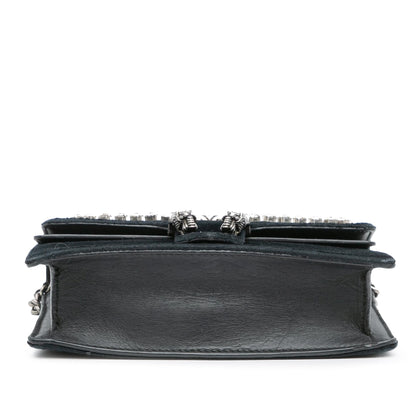 Gucci Mini Crystal Embellished Velvet Dionysus Crossbody