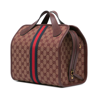 Gucci Mini GG Canvas Ophidia Web Duffle Bag (SHG-W4bcwX)