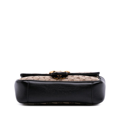 Gucci Mini GG Marmont Matelasse Canvas Flap Crossbody