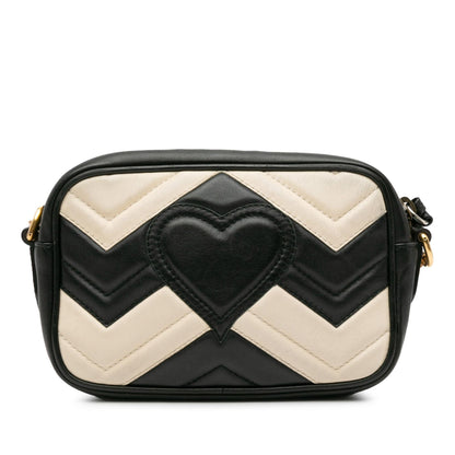 Gucci Mini GG Marmont Matelasse Crossbody Bag (SHG-dRMB0t)