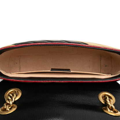 Gucci Mini GG Marmont Matelasse Leather Torchon Flap Crossbody