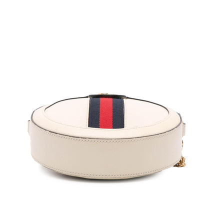 Gucci Mini Leather Ophidia Round Crossbody