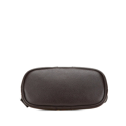 Gucci Mini Leather Web Dome Satchel