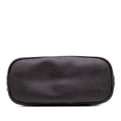 Gucci Mini Leather Web Dome Satchel