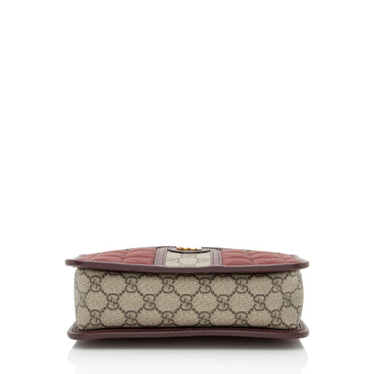 Gucci Mixed MIni GG Canvas Quilted Mini Shoulder Bag