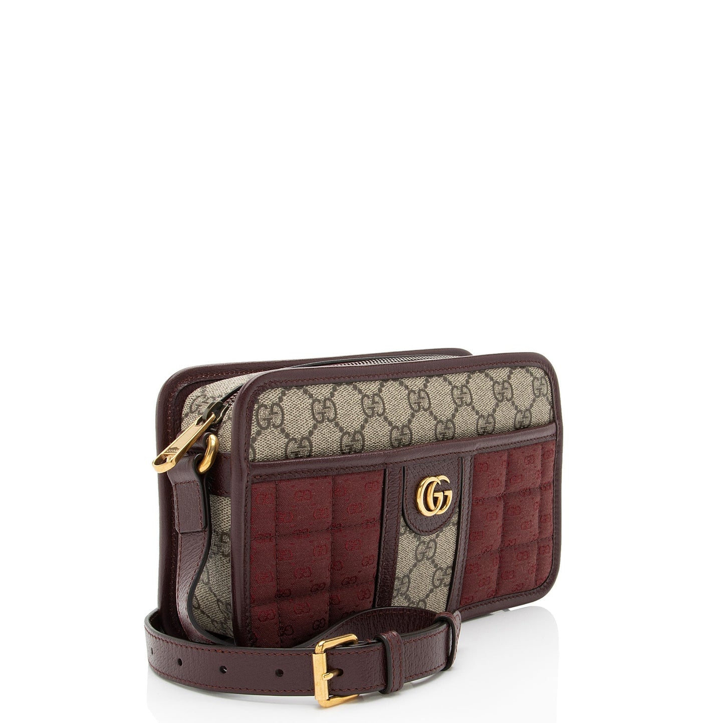 Gucci Mixed MIni GG Canvas Quilted Mini Shoulder Bag