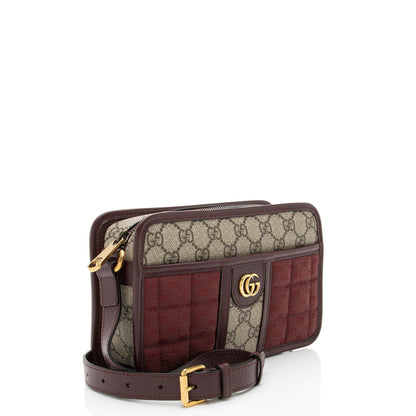 Gucci Mixed MIni GG Canvas Quilted Mini Shoulder Bag