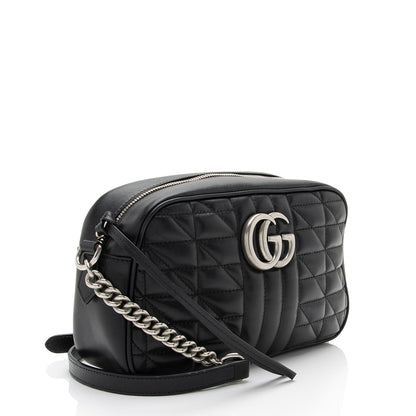 Gucci Mixed Matelasse Leather GG Marmont Aria Small Shoulder Bag (SHF-9Mi1xp)
