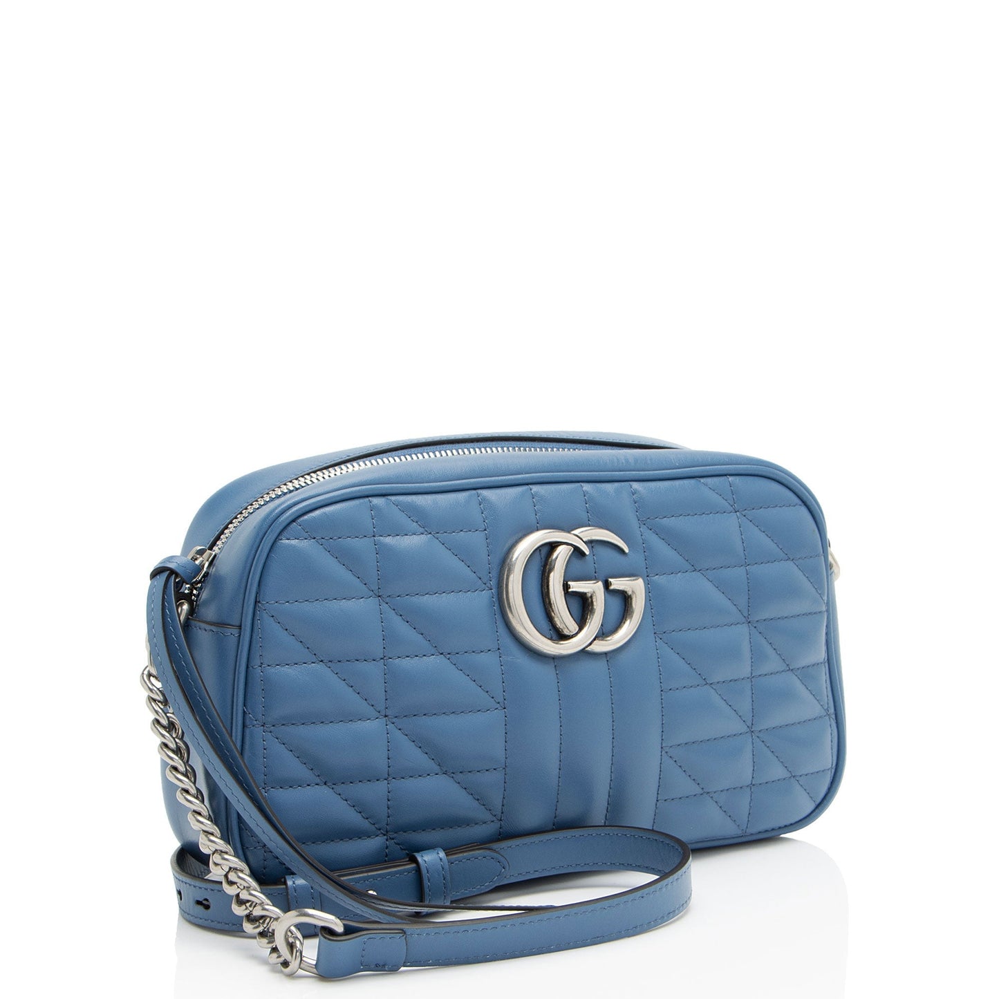Gucci Mixed Matelasse Leather GG Marmont Aria Small Camera Bag