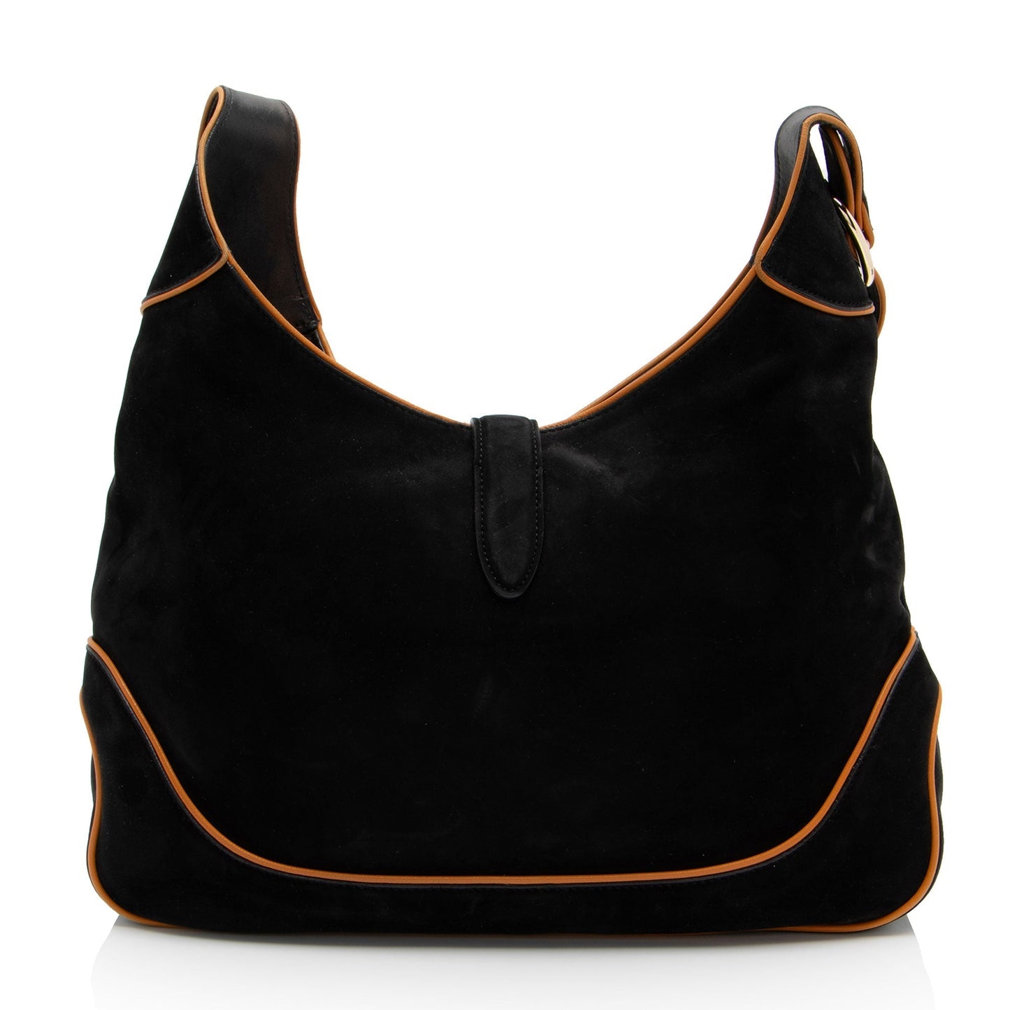 Gucci Nubuck Leather Jackie Medium Shoulder Bag (SHF-IN61fj)