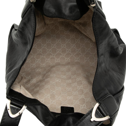 Gucci Nubuck Soft Stirrup Tote
