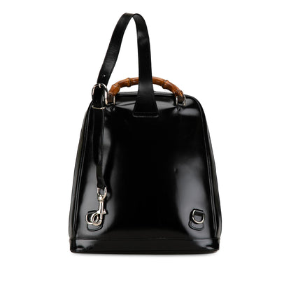 Gucci Nylon Bamboo Sling Backpack (SHG-IELGv1)