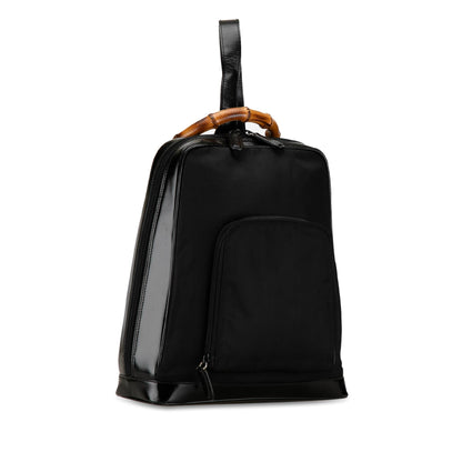 Gucci Nylon Bamboo Sling Backpack (SHG-IELGv1)