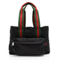 Gucci Nylon Embossed Web Large Tote