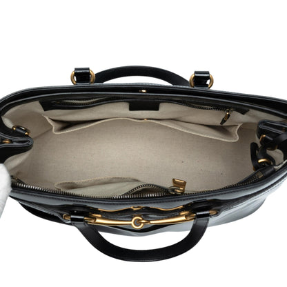 Gucci Patent Bright Bit Satchel