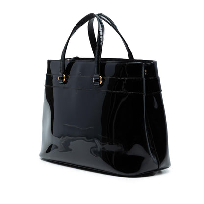 Gucci Patent Bright Bit Satchel
