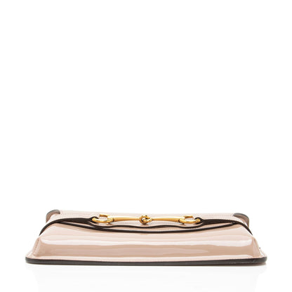 Gucci Patent Leather Bright Bit Clutch