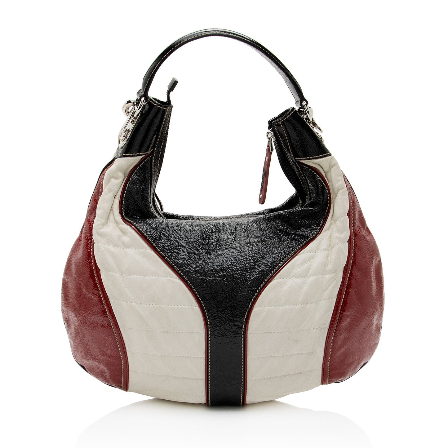 Gucci Patent Leather Snow Glam Hobo