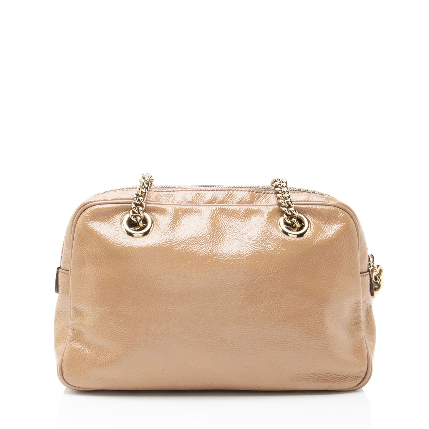 Gucci Patent Leather Soho Chain Small Shoulder Bag