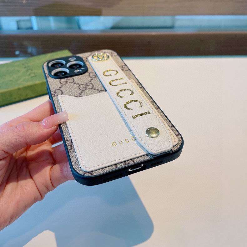Gucci iPhone Case Hand Strap for iPhone 12 13 14 Pro Max Plus
