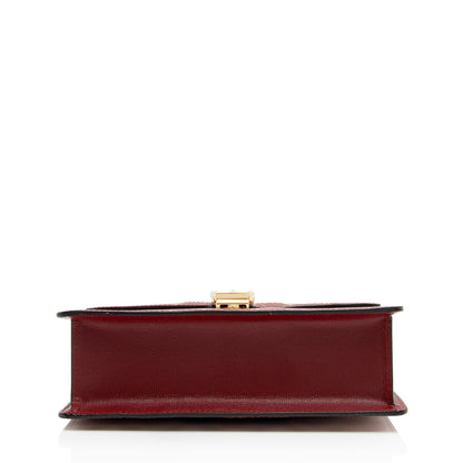 Gucci Printed Calfskin Sylvie Small Shoulder Bag (SHF-6FGtNY)