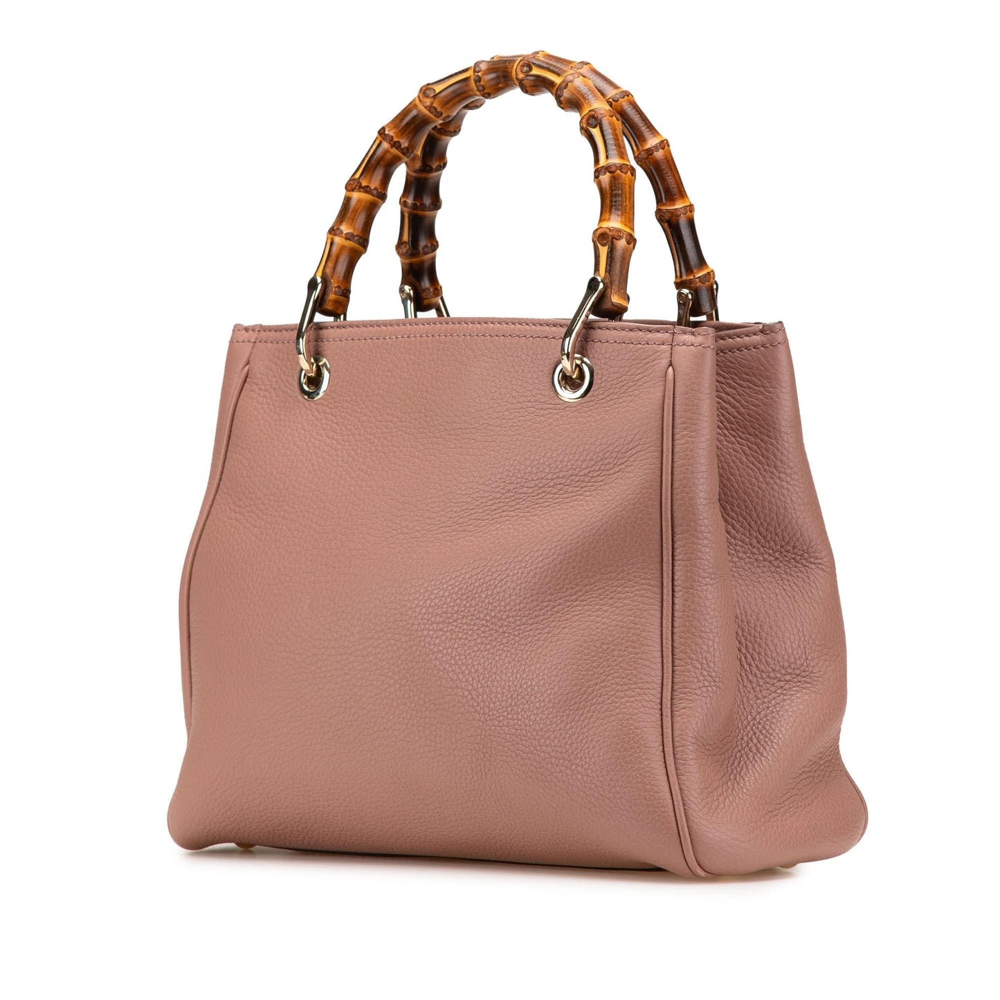 Gucci Small Calfskin Bamboo Shopper Satchel