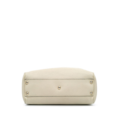 Gucci Small Calfskin Bamboo Shopper Satchel