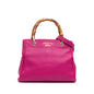 Gucci Small Calfskin Bamboo Shopper Satchel