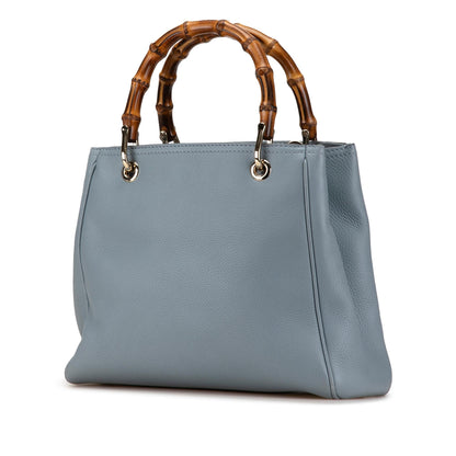 Gucci Small Calfskin Bamboo Shopper Satchel