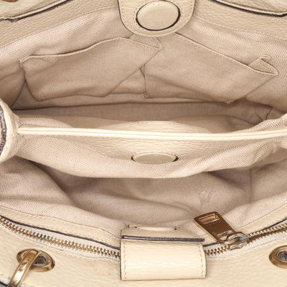 Gucci Small Calfskin Bamboo Shopper Satchel