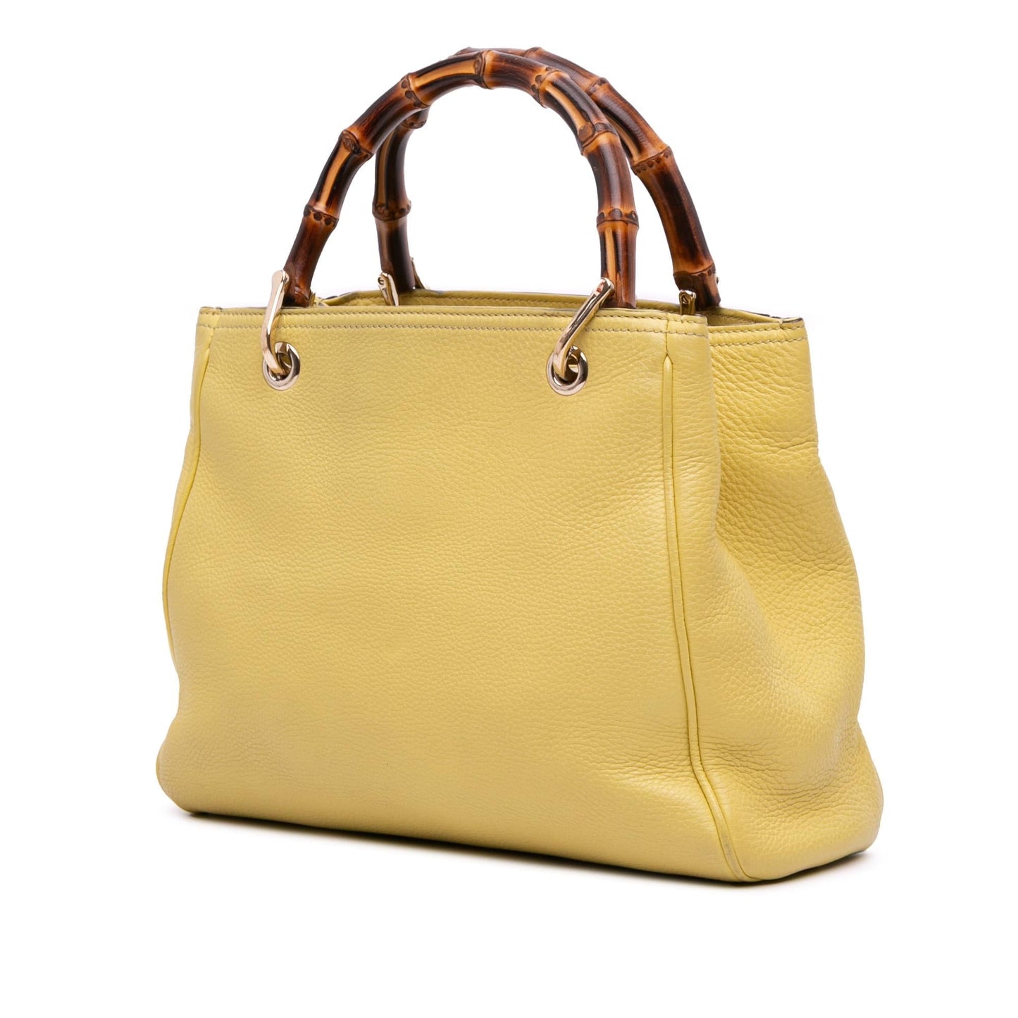 Gucci Small Calfskin Bamboo Shopper Satchel