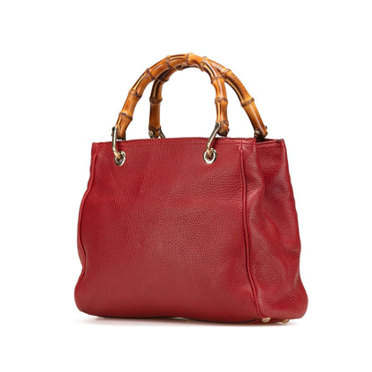 Gucci Small Calfskin Bamboo Shopper Satchel