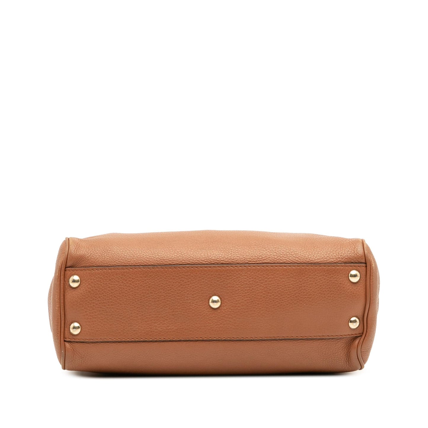 Gucci Small Calfskin Bamboo Shopper Satchel