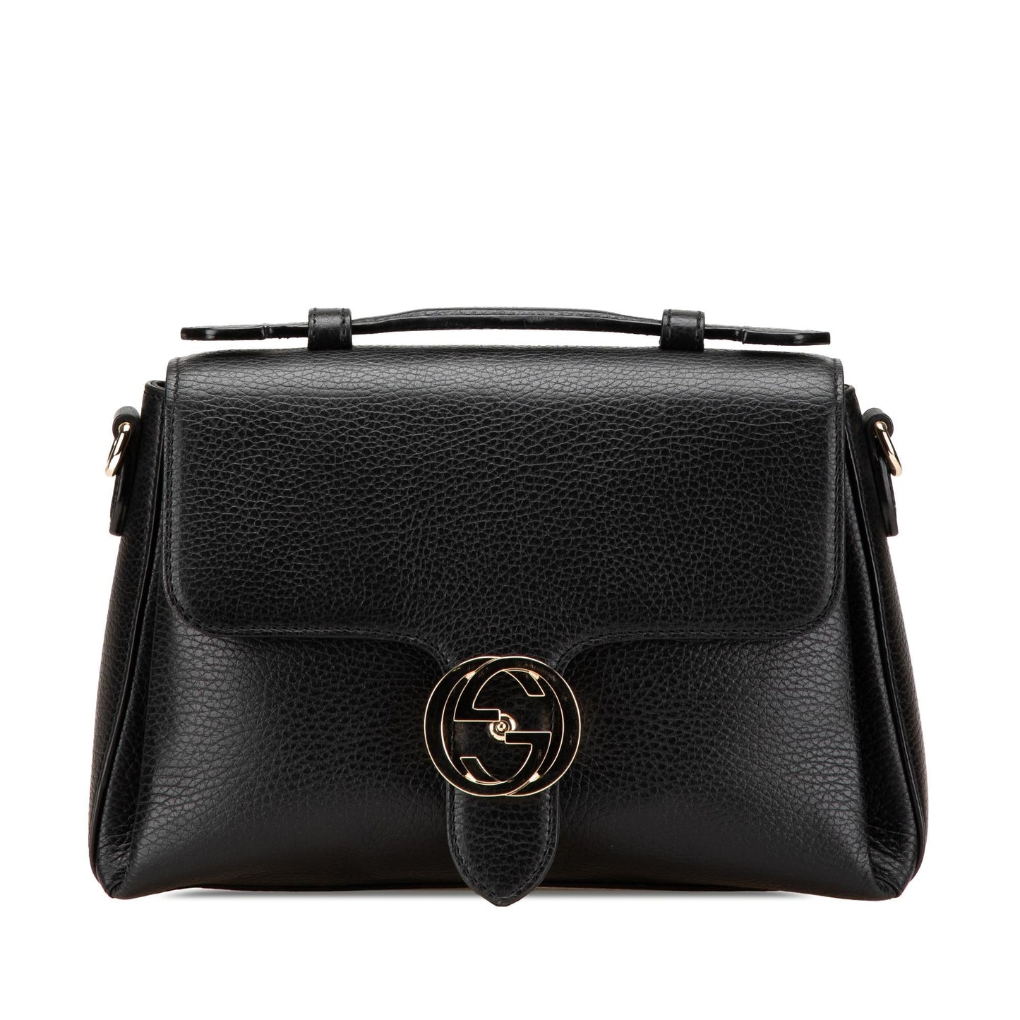 Gucci Small Dollar Calf Interlocking G Satchel