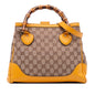 Gucci Small GG Canvas Diana Bamboo Top Handle Tote