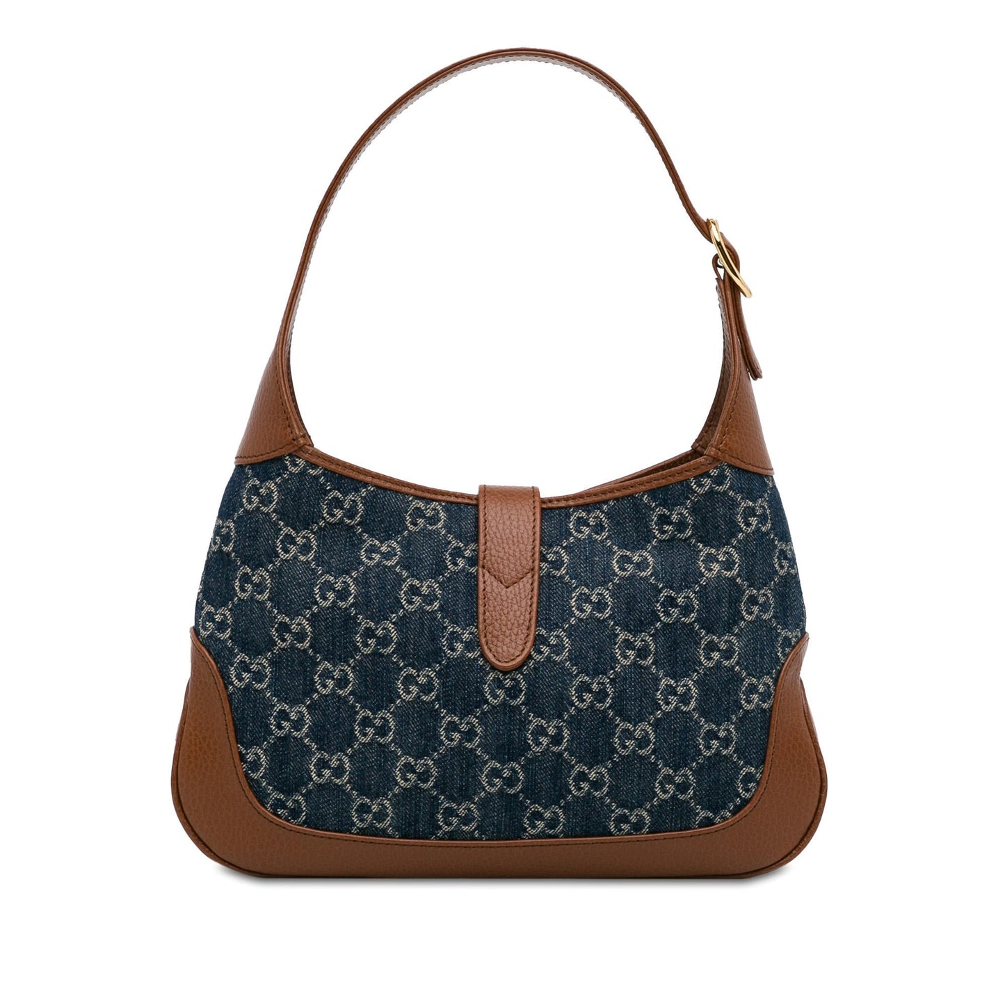 Gucci Small GG Denim Jackie 1961 (SHG-BDGoSn)