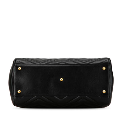Gucci Small GG Marmont Matelasse Tote (SHG-SEH8S6)