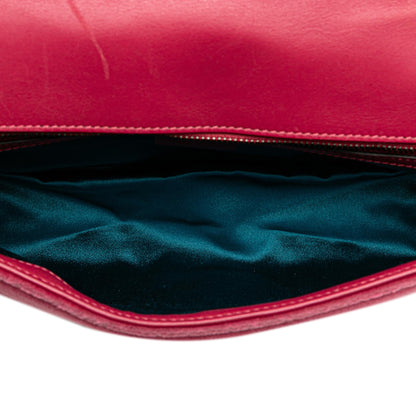 Gucci Small GG Marmont Matelasse Velvet Flap Crossbody