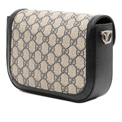 Gucci Small GG Supreme Horsebit 1955 Crossbody